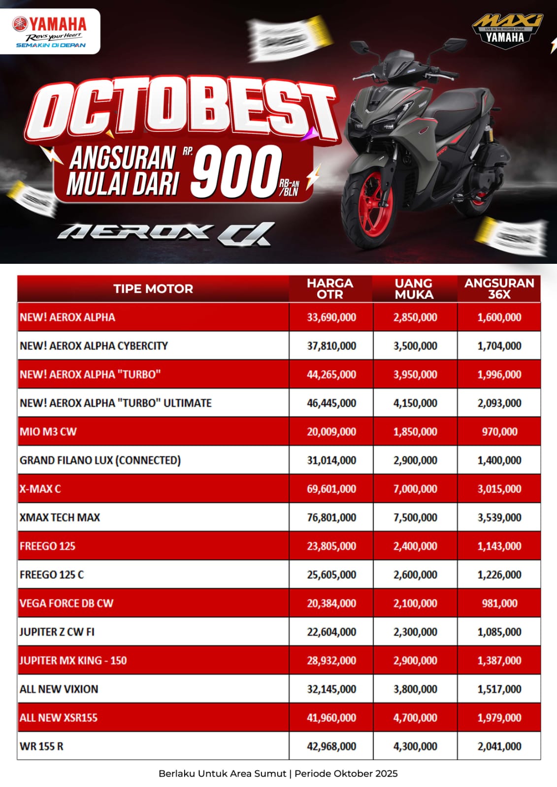 Promo Yamaha Terbaru